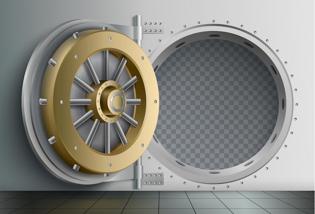 Detail Picture Of A Bank Vault Nomer 33