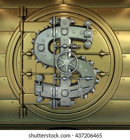 Detail Picture Of A Bank Vault Nomer 37
