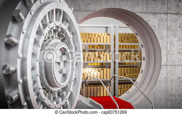 Detail Picture Of A Bank Vault Nomer 7