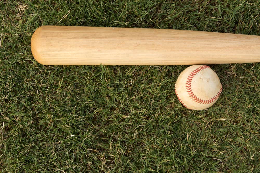 Detail Picture Of A Baseball Bat And Ball Nomer 14