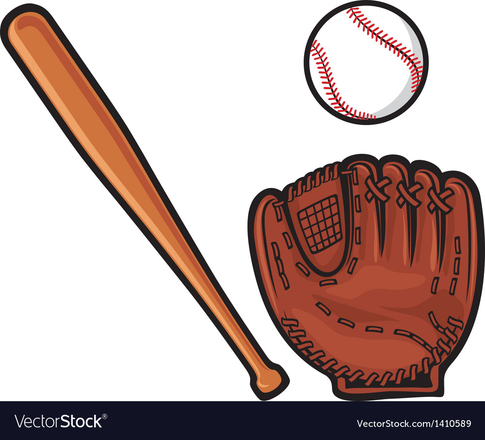 Detail Picture Of A Baseball Bat And Ball Nomer 20