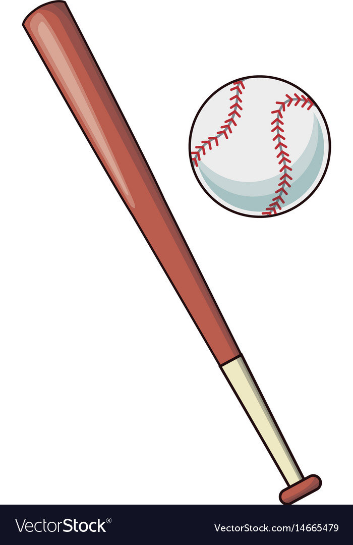 Detail Picture Of A Baseball Bat And Ball Nomer 25