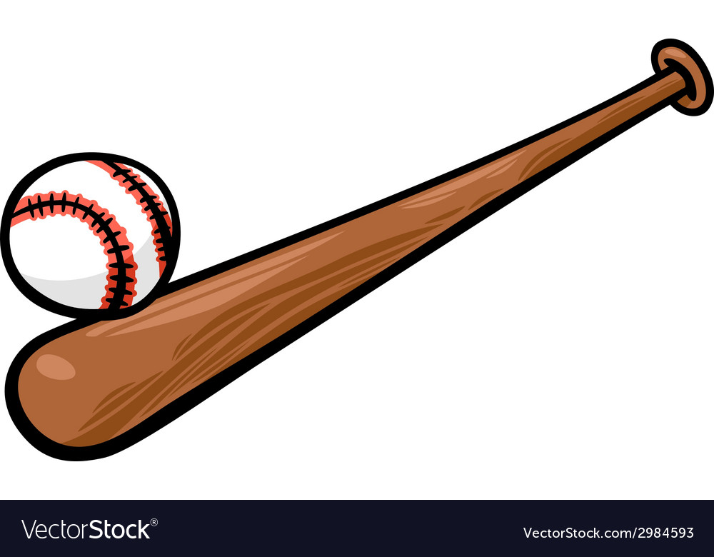 Detail Picture Of A Baseball Bat And Ball Nomer 6