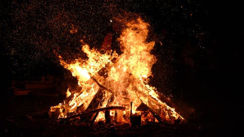 Detail Picture Of A Bonfire Nomer 45