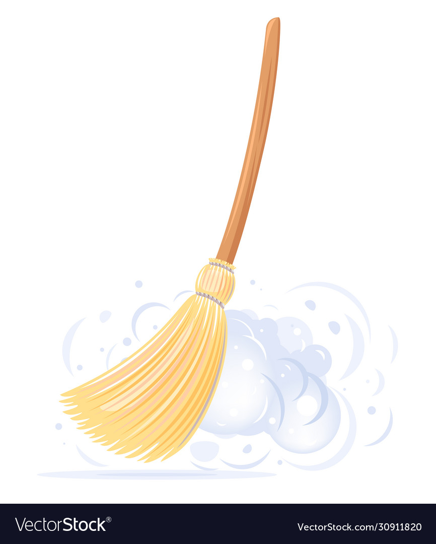 Detail Picture Of A Broom Sweeping Nomer 18