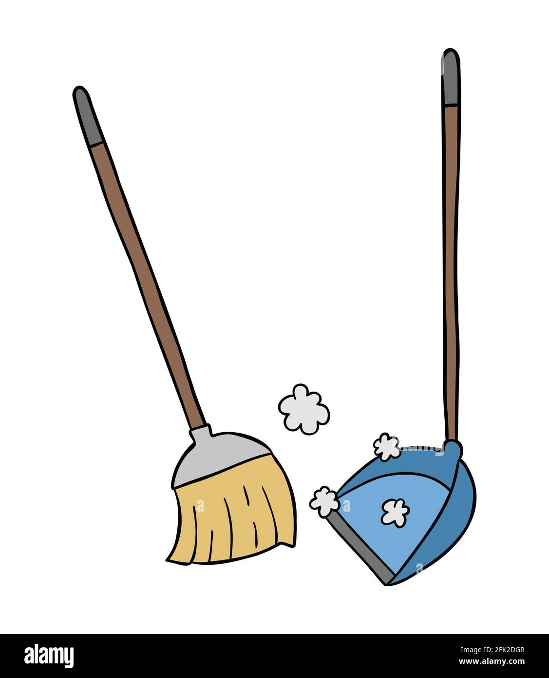 Detail Picture Of A Broom Sweeping Nomer 47