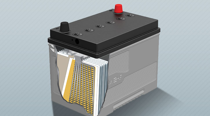 Detail Picture Of A Car Battery Nomer 26