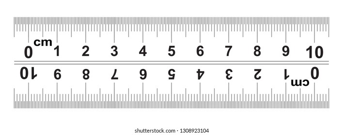 Detail Picture Of A Centimeter Ruler Nomer 19