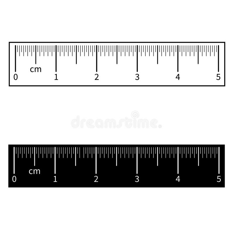 Detail Picture Of A Centimeter Ruler Nomer 7