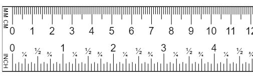 Detail Picture Of A Centimeter Ruler Nomer 9