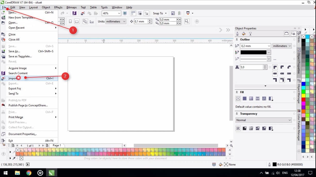 Detail Membuat Siluet Dengan Corel Nomer 48