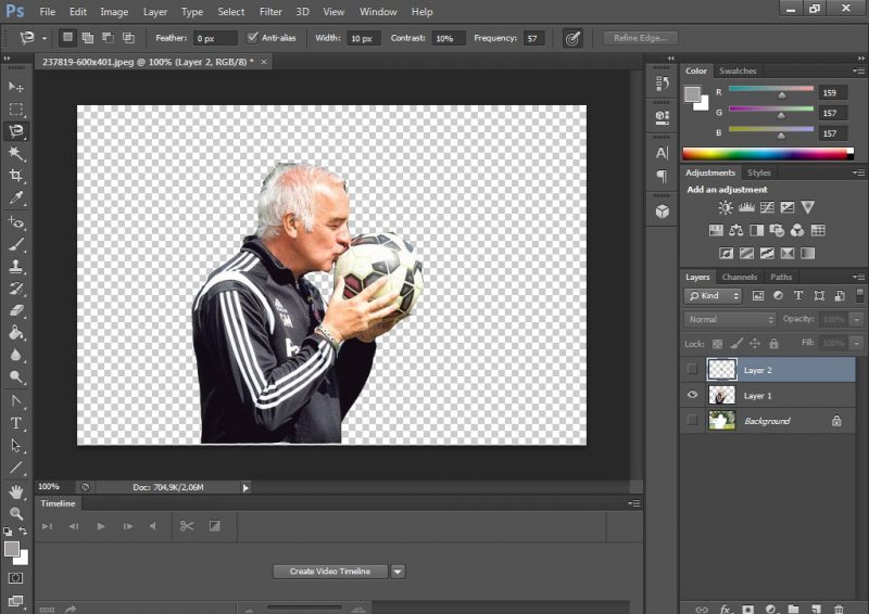 Detail Membuat Siluet Dengan Photoshop Nomer 46