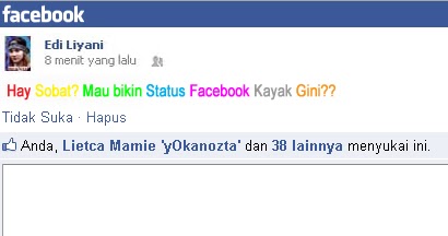 Detail Membuat Status Fb Berwarna Nomer 13