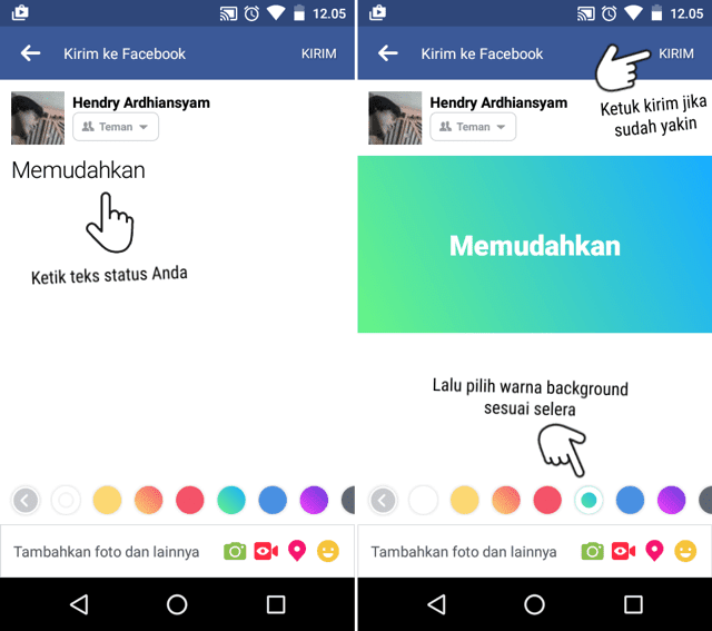 Detail Membuat Status Fb Berwarna Nomer 41