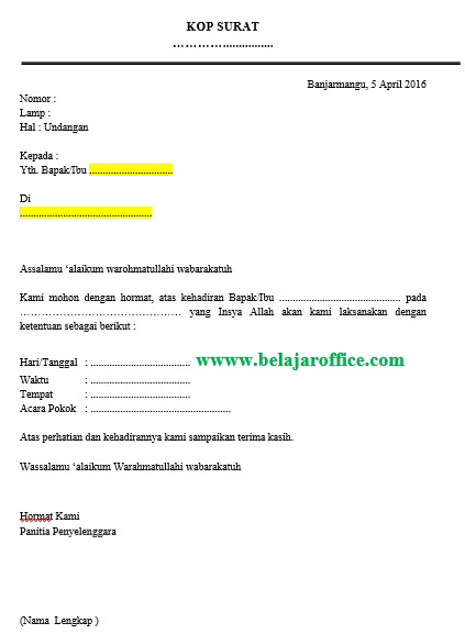 Detail Membuat Surat Dengan Mail Merge Nomer 12