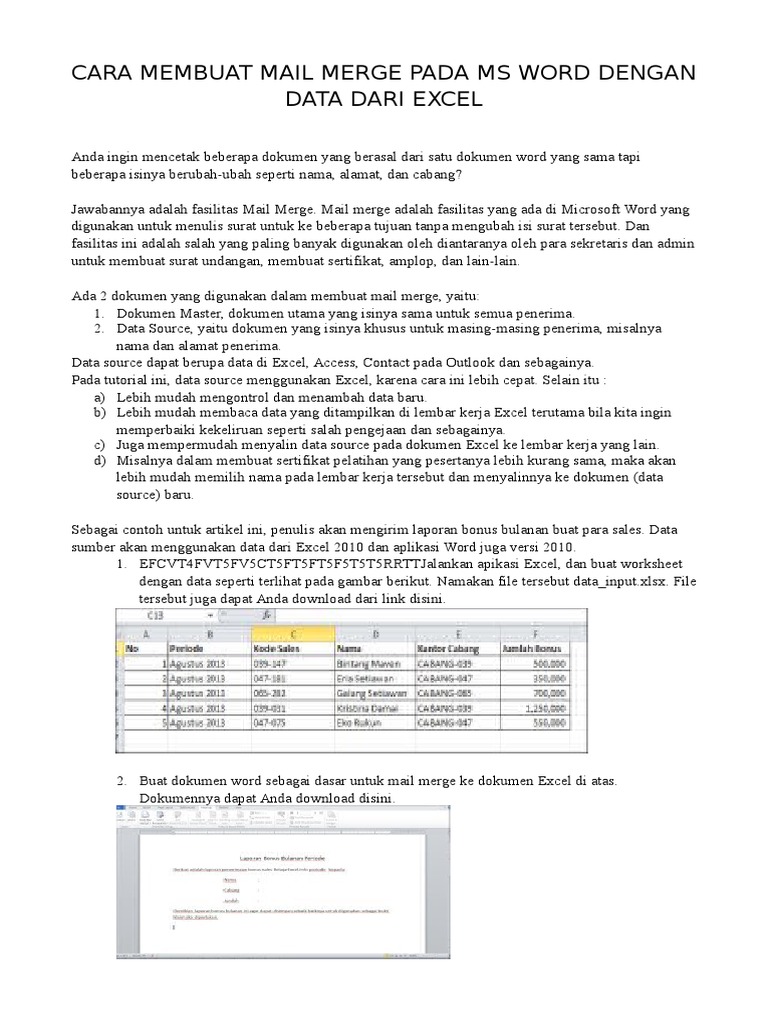 Detail Membuat Surat Dengan Mail Merge Nomer 45