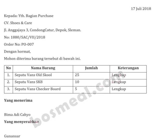 Detail Membuat Surat Jalan Nomer 25