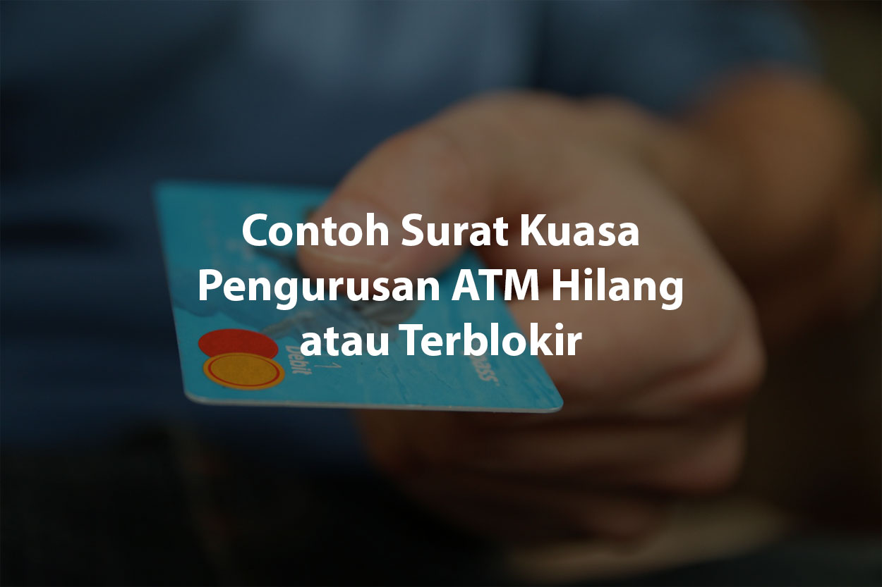 Detail Membuat Surat Kehilangan Atm Nomer 50