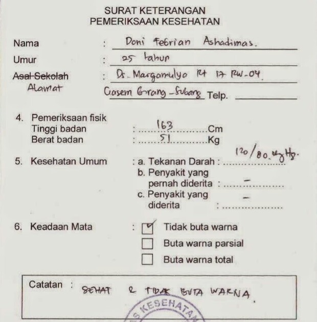 Detail Membuat Surat Kesehatan Nomer 45