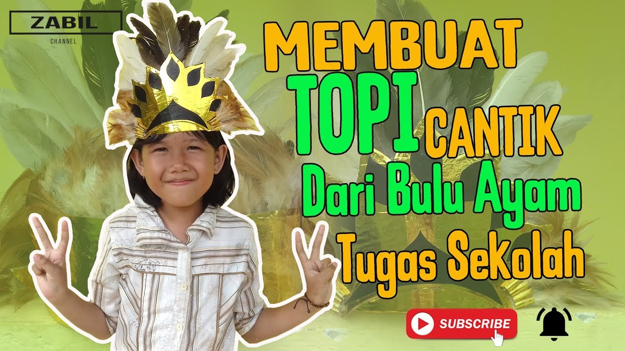 Detail Membuat Topi Dari Bulu Ayam Nomer 13