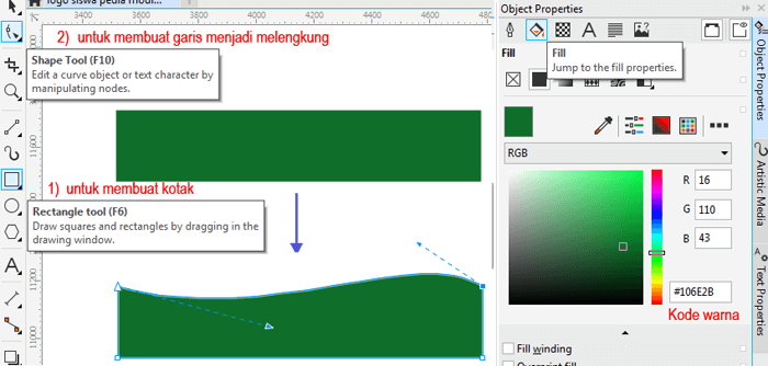 Detail Membuat Tulisan Bergelombang Di Corel Nomer 46