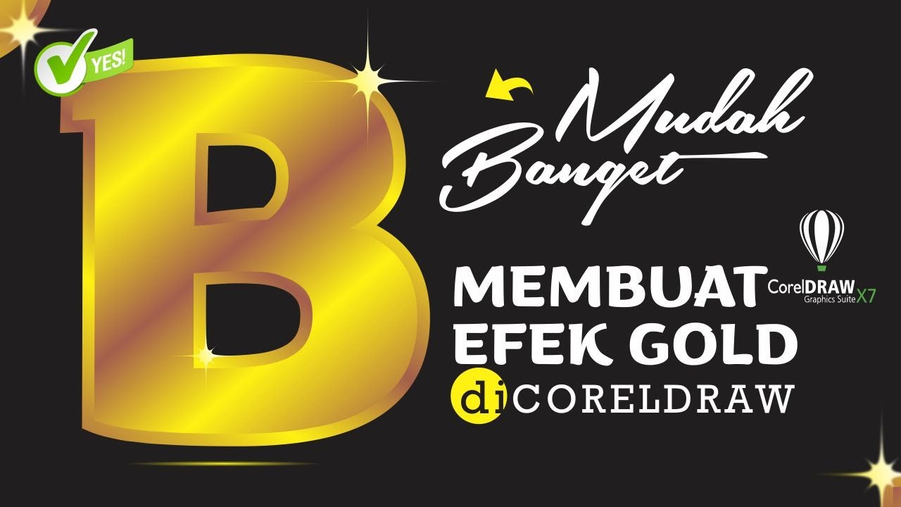 Detail Membuat Tulisan Emas Di Corel Nomer 6