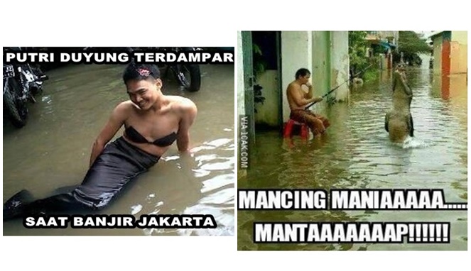 Detail Meme Banjir Lucu Nomer 7