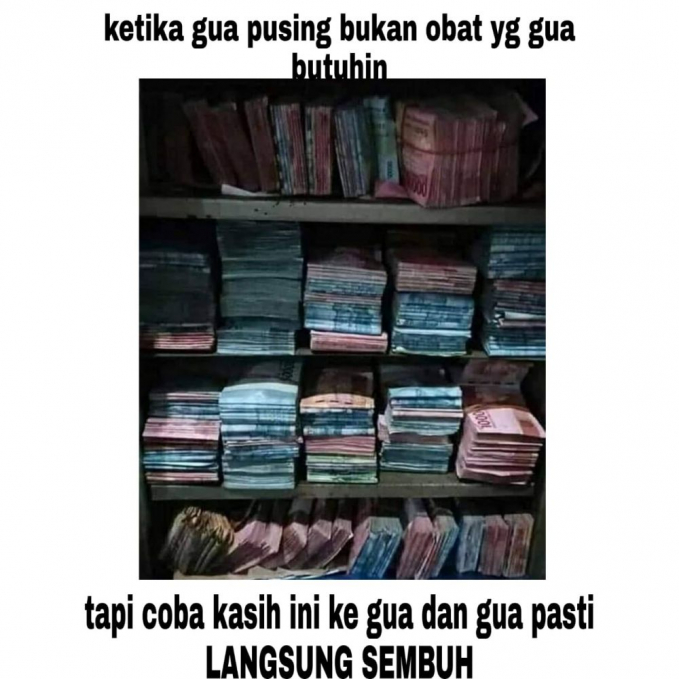 Detail Meme Duit Banyak Nomer 47