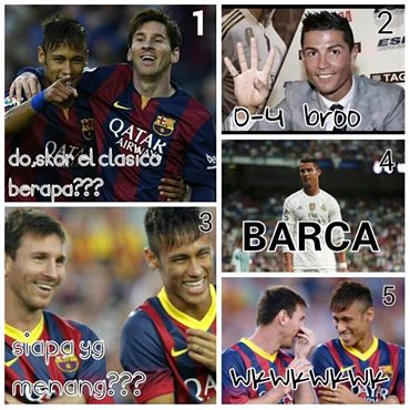 Detail Meme Lucu Barca Kalah Nomer 19