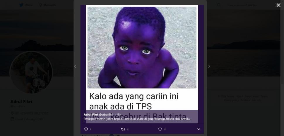 Detail Meme Lucu Pemilu 2019 Nomer 35