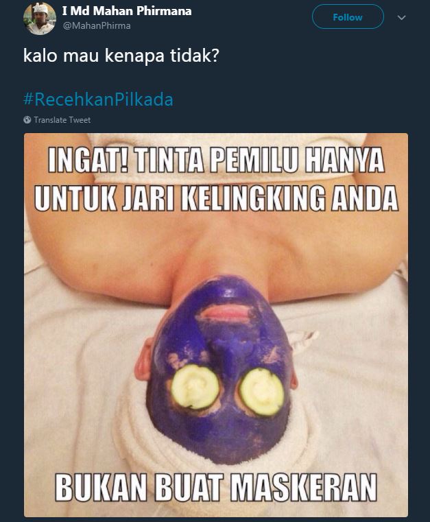 Detail Meme Lucu Pilkada 2018 Nomer 25