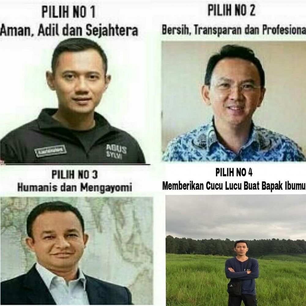 Detail Meme Lucu Pilkada 2018 Nomer 5