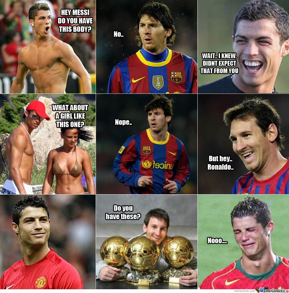 Meme Lucu Ronaldo Vs Messi - KibrisPDR