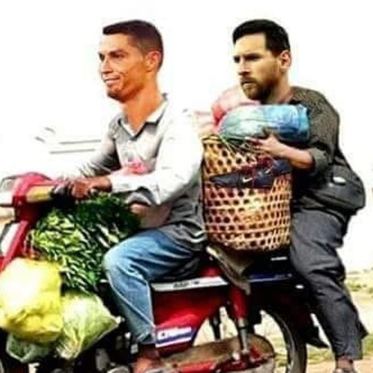 Detail Meme Lucu Ronaldo Vs Messi Nomer 4