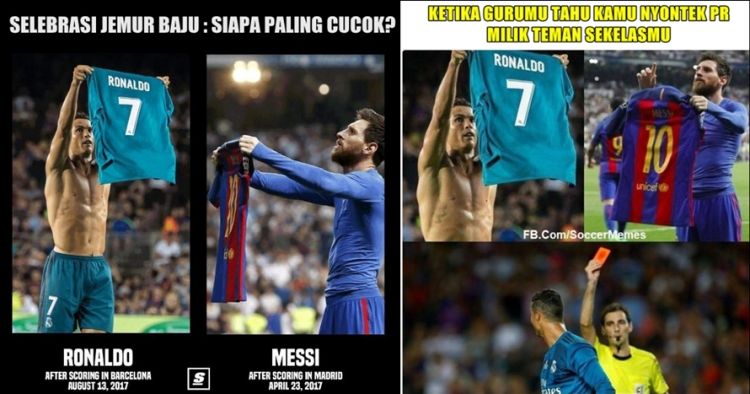 Detail Meme Lucu Ronaldo Vs Messi Nomer 31