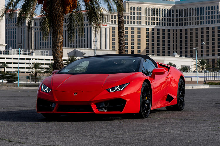 Detail Picture Of A Red Lamborghini Nomer 57