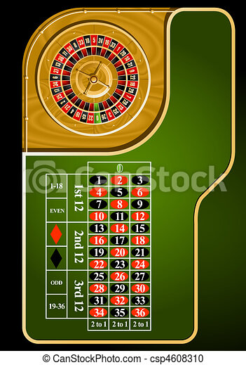 Detail Picture Of A Roulette Table Nomer 17
