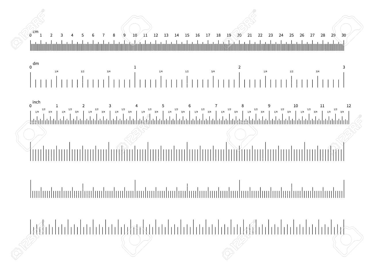 Detail Picture Of A Ruler To Scale Nomer 19