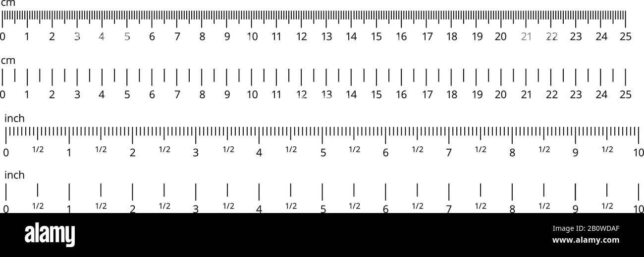 Detail Picture Of A Ruler With Cm And Inches Nomer 11