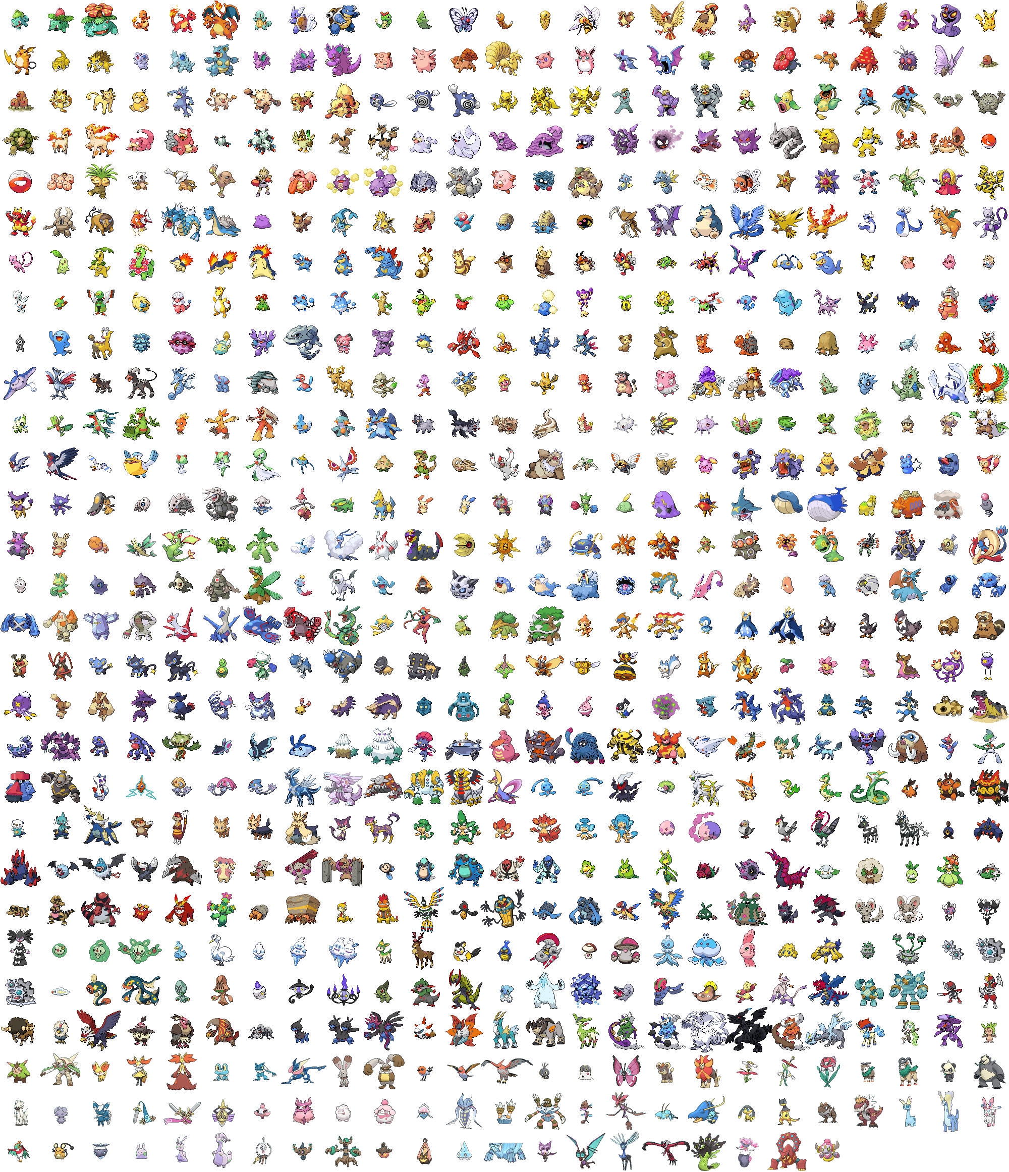 Detail Picture Of All Pokemon Nomer 14