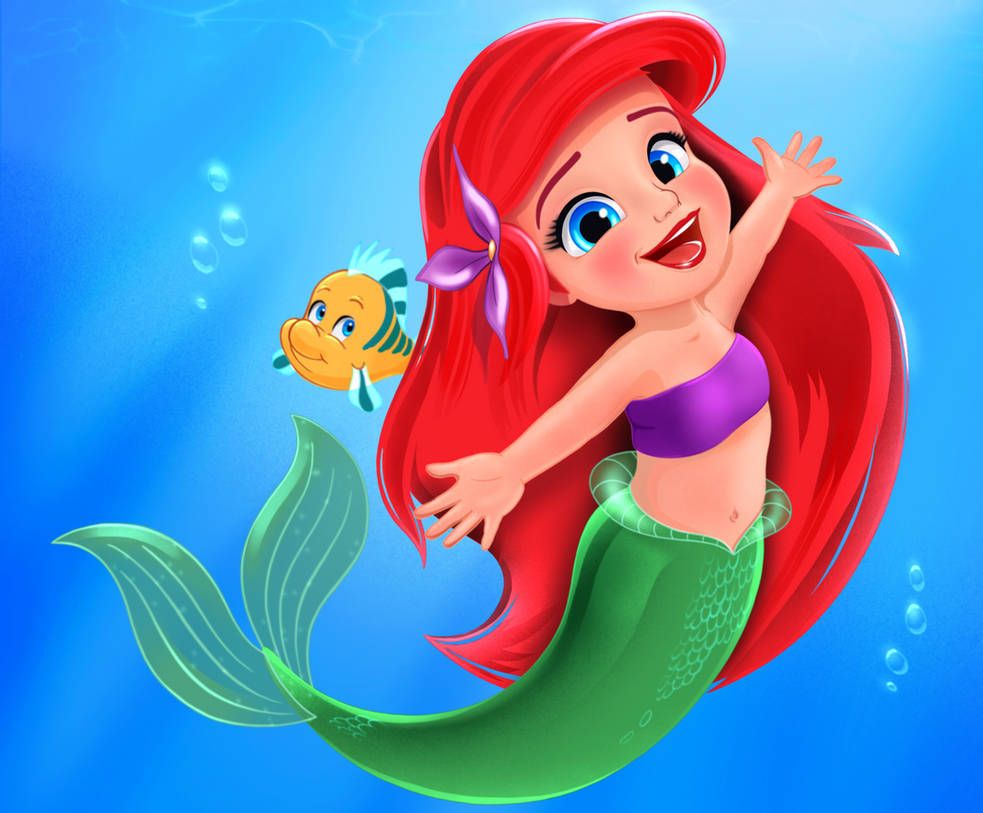 Detail Picture Of Ariel Mermaid Nomer 20