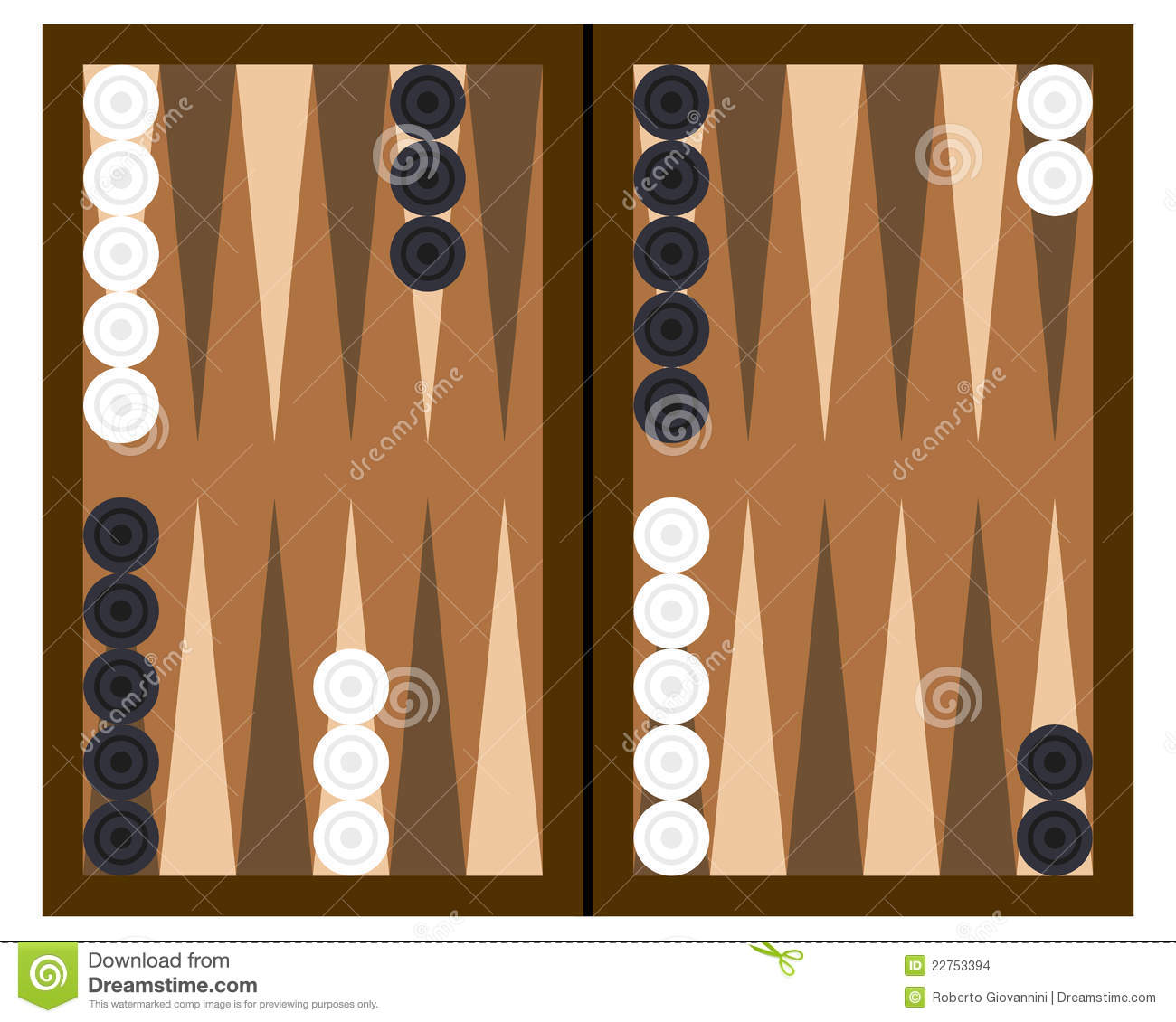 Detail Picture Of Backgammon Board Nomer 21