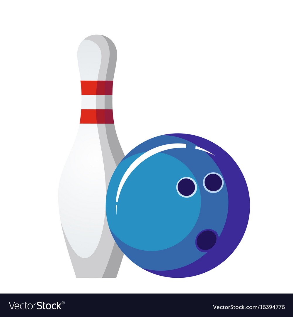 Detail Picture Of Bowling Ball And Pins Nomer 4