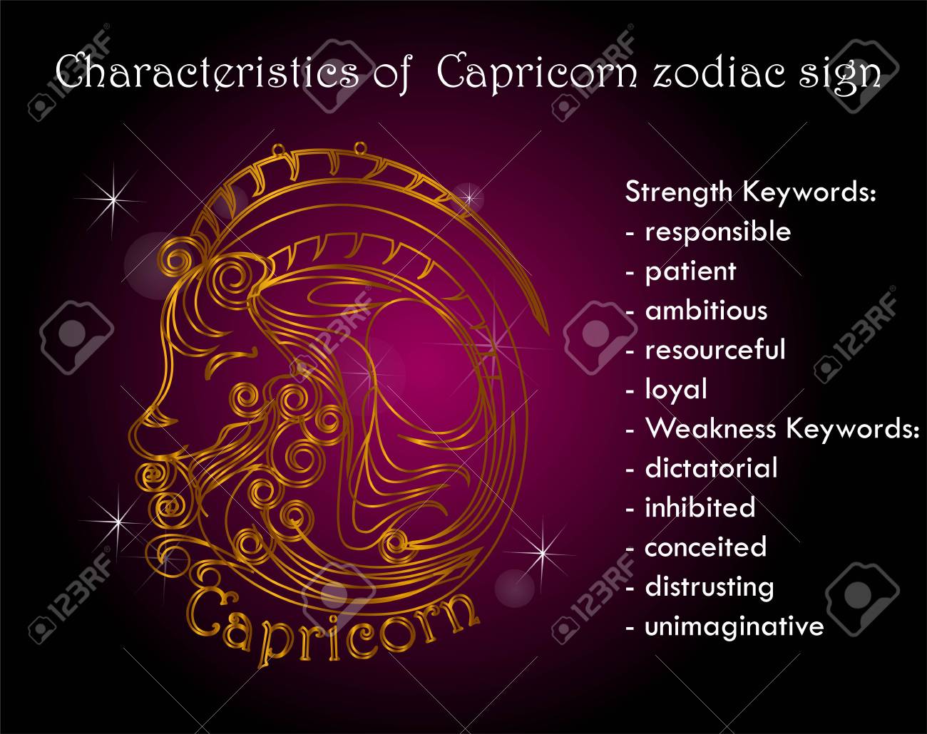 Detail Picture Of Capricorn Zodiac Sign Nomer 29