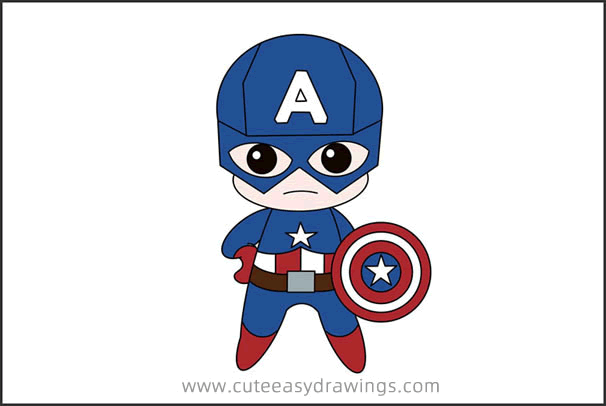 Detail Picture Of Captain America Cartoon Nomer 22