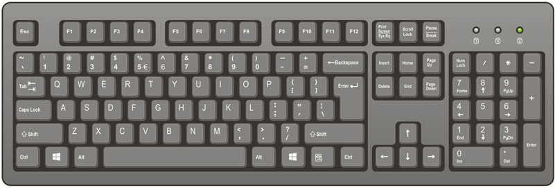 Detail Picture Of Computer Keyboard Nomer 24