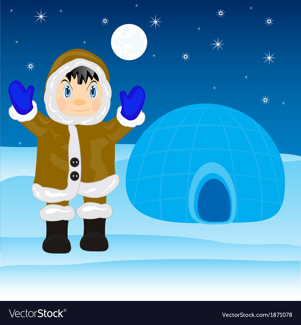 Detail Picture Of Eskimo And Igloo Nomer 17