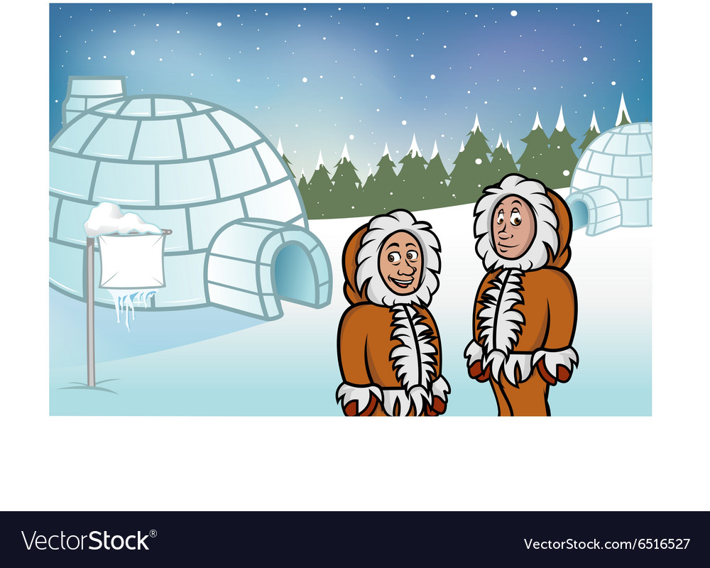 Detail Picture Of Eskimo And Igloo Nomer 4