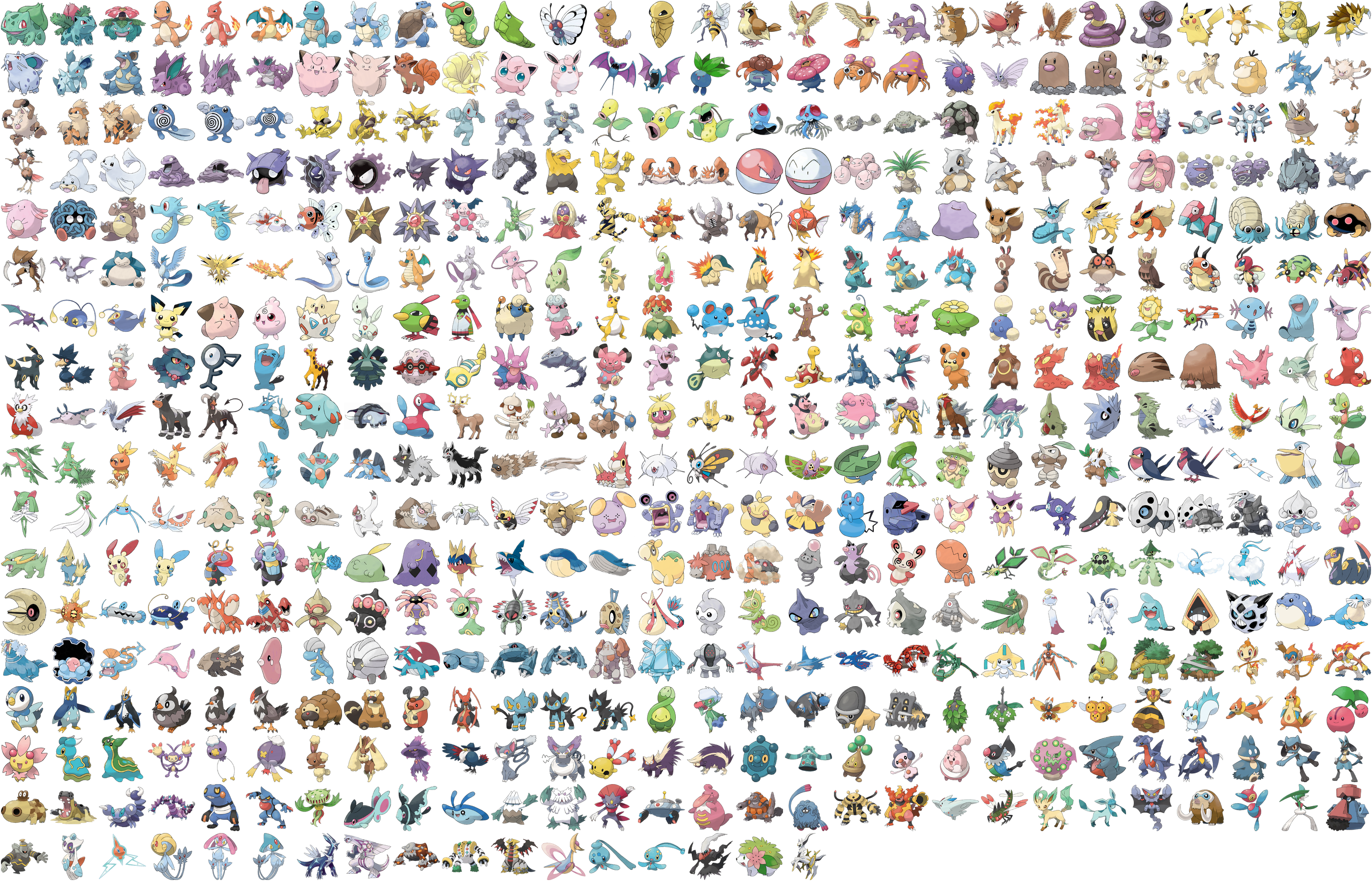 Detail Picture Of Every Pokemon Nomer 27