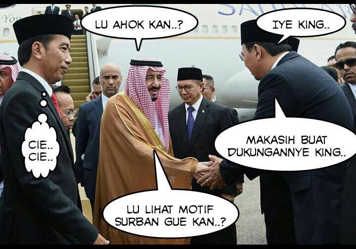 Detail Meme Raja Salman Dan Jokowi Nomer 13